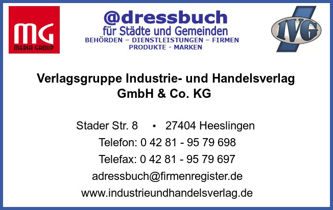 Adressbuch der Stadt Verden, Media Group Verlagsgruppe Industrie- und Handelsverlag GmbH & Co. KG